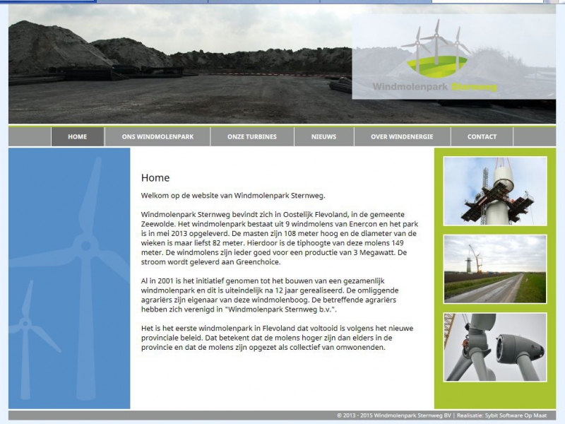 Homepage Windmolenpark
